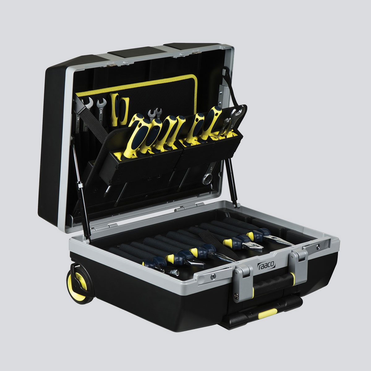 raaco toolcase opened 2