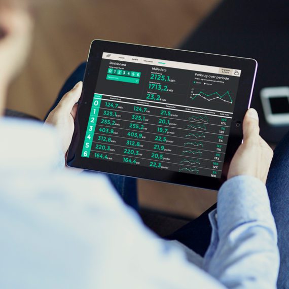 VBI Energy Portal on tablet