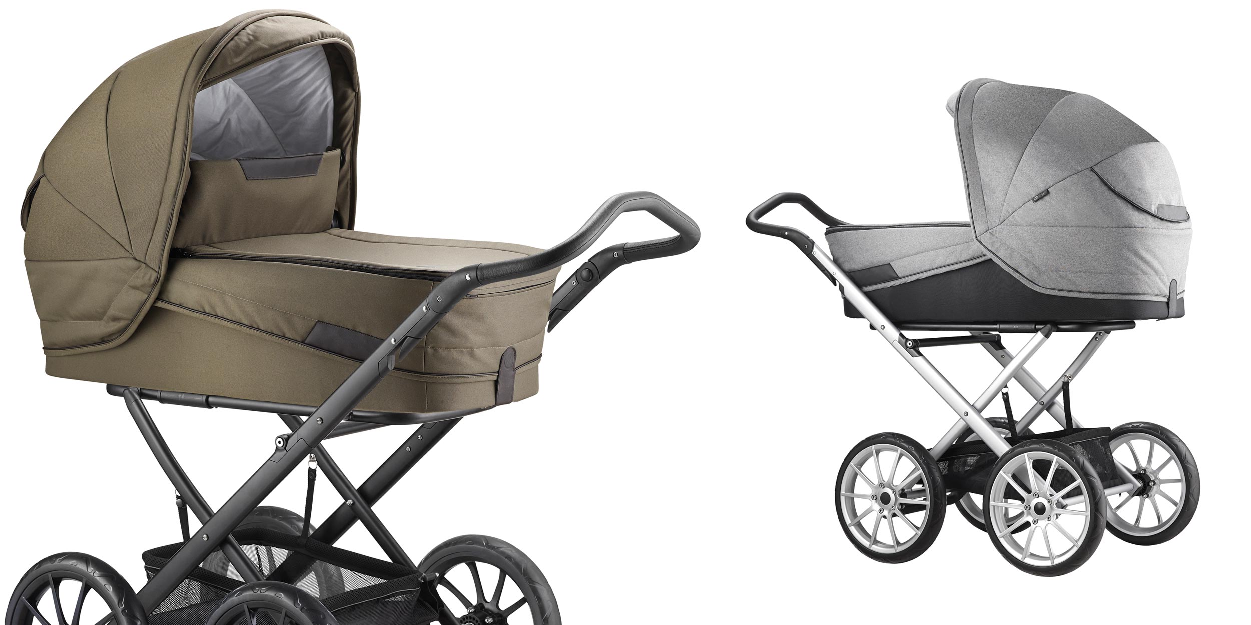 Ønskebørn barnevogn 2 - gray and brown