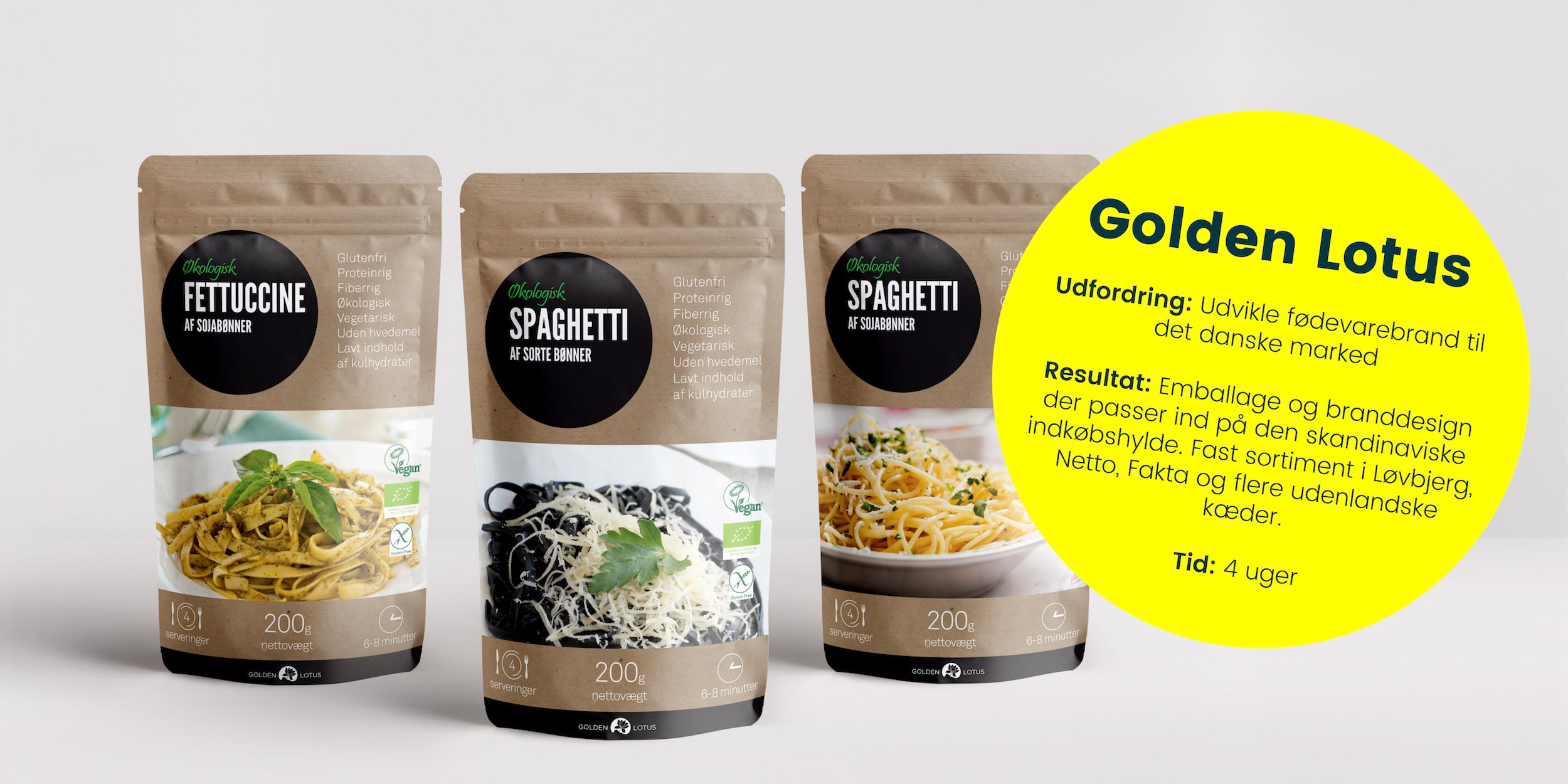 Golden Lotus spaghetti package