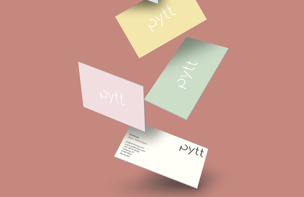 Pytt Living decorative business cards