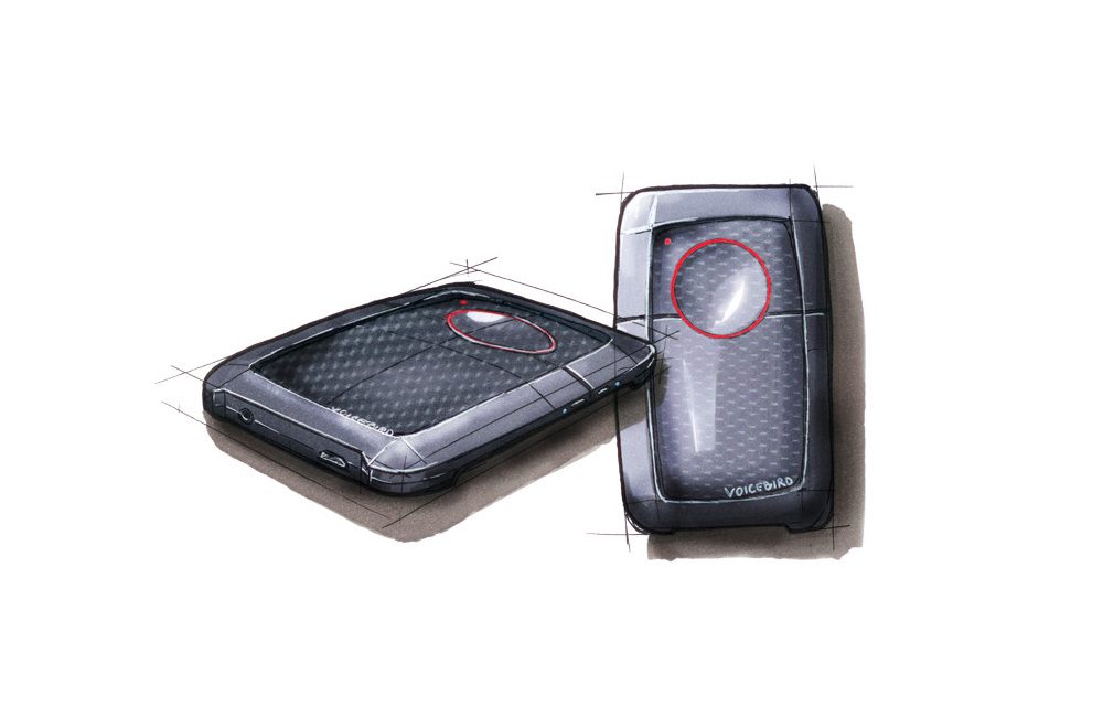 Broken Voice bird bluetooth recorder