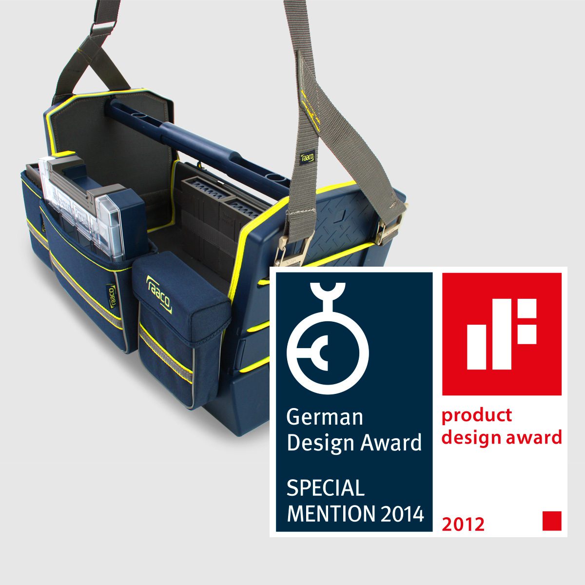 raaco tooltaco german design award 2014 and product design award 2012